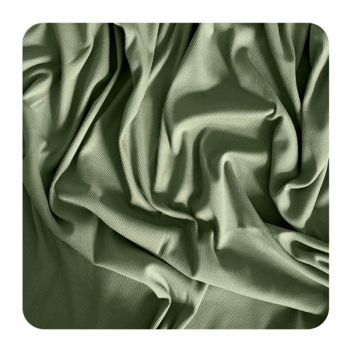 Tissu Uni Vert Mousse, type de tissu au choix – Image 2