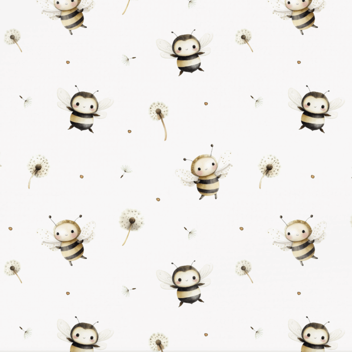 Tissu Imprimé Abeille et Bourdon, 10 tissus au choix