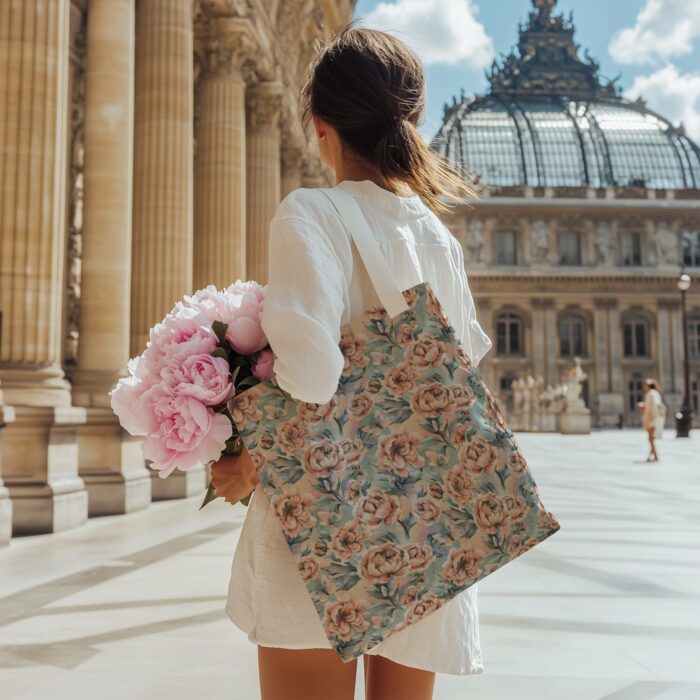 Tissu Imprimé Fleuri Printemps Vintage Blush, 10 tissus au choix – Image 3