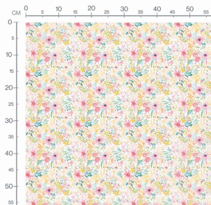 Tissu Imprimé Fleurs de Printemps Alba, 10 tissus au choix – Image 3