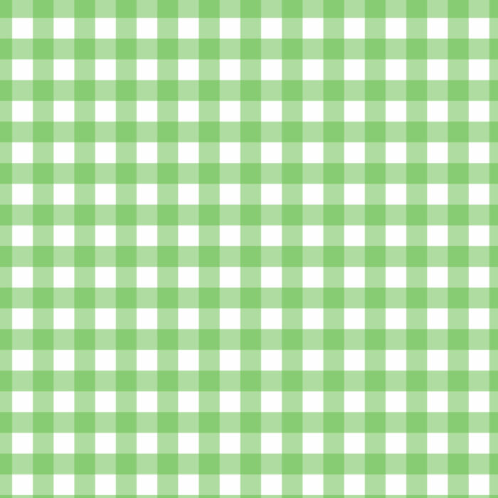 Tissu Imprimé Vichy 11 Vert Prairie, 10 tissus au choix