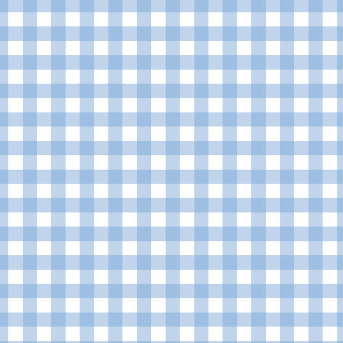 Tissu Imprimé Vichy 34 Bleu Lavande, 10 tissus au choix