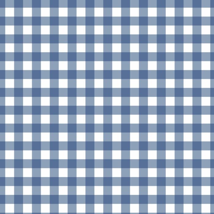Tissu Imprimé Vichy 36 Bleu Denim, 10 tissus au choix