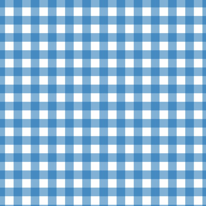 Tissu Imprimé Vichy 37 Bleu, 10 tissus au choix