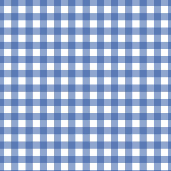 Tissu Imprimé Vichy 38 Bleu Roi, 10 tissus au choix
