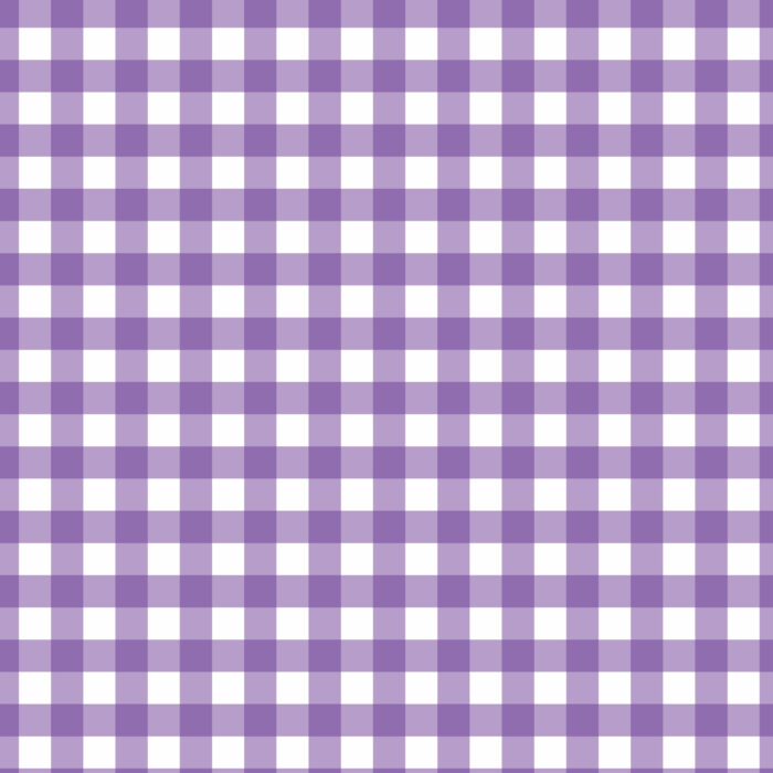 Tissu Imprimé Vichy 46 Violet, 10 tissus au choix