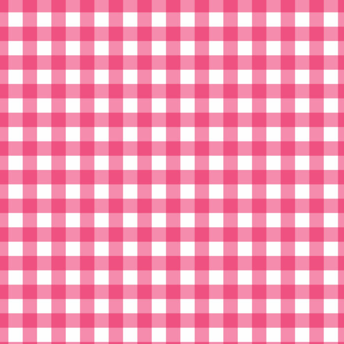 Tissu Imprimé Vichy 66 Rose Framboise, 10 tissus au choix