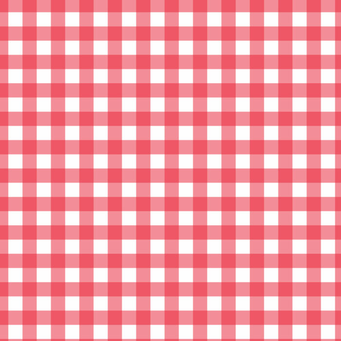 Tissu Imprimé Vichy 70 Rouge Framboise, 10 tissus au choix