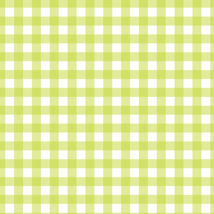 Tissu Imprimé Vichy 09 Vert Lime, 10 tissus au choix
