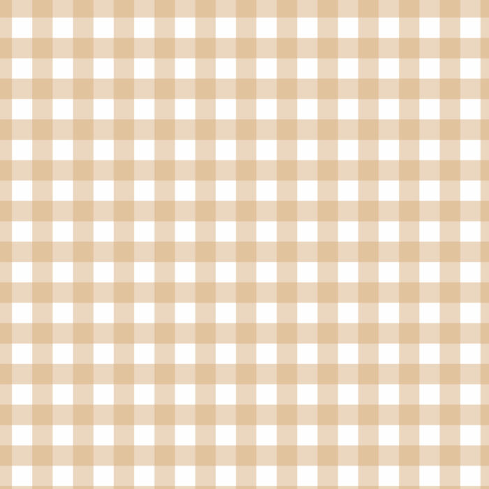 Tissu Imprimé Vichy 92 Beige, 10 tissus au choix