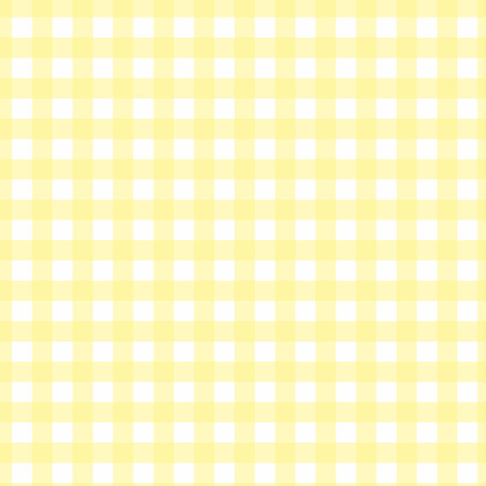 Tissu Imprimé Vichy 05 Jaune Pastel, 10 tissus au choix
