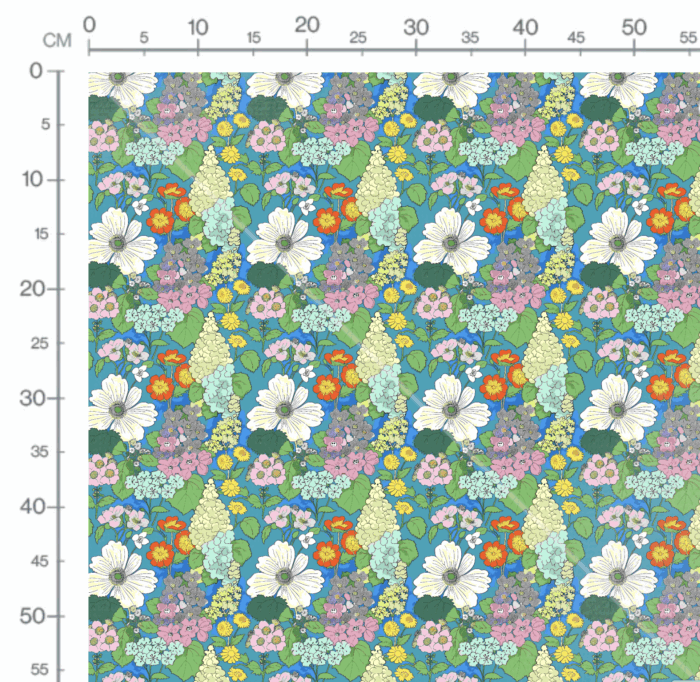 Tissu Fleurs Couleurs Alma, 10 tissus au choix – Image 2