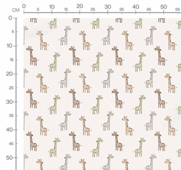 Tissu Imprimé Girafe Couleurs, 10 tissus au choix – Image 2