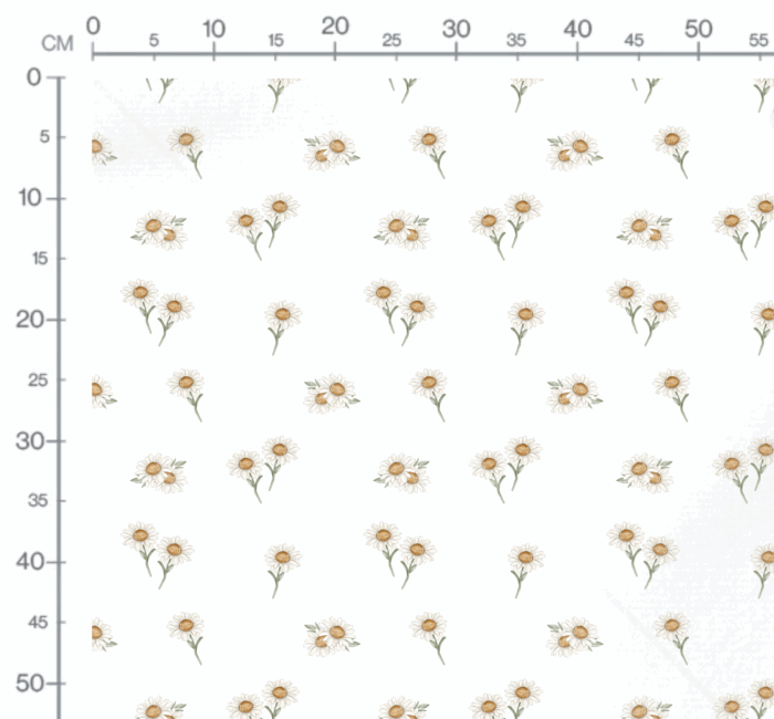 Tissu Imprimé Marguerite Printemps, 10 tissus au choix – Image 2