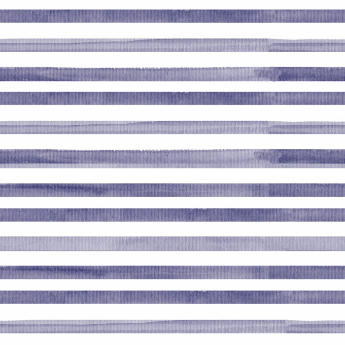 Tissu Imprimé Rayures Aquarelle Bleu Marine, 10 tissus au choix