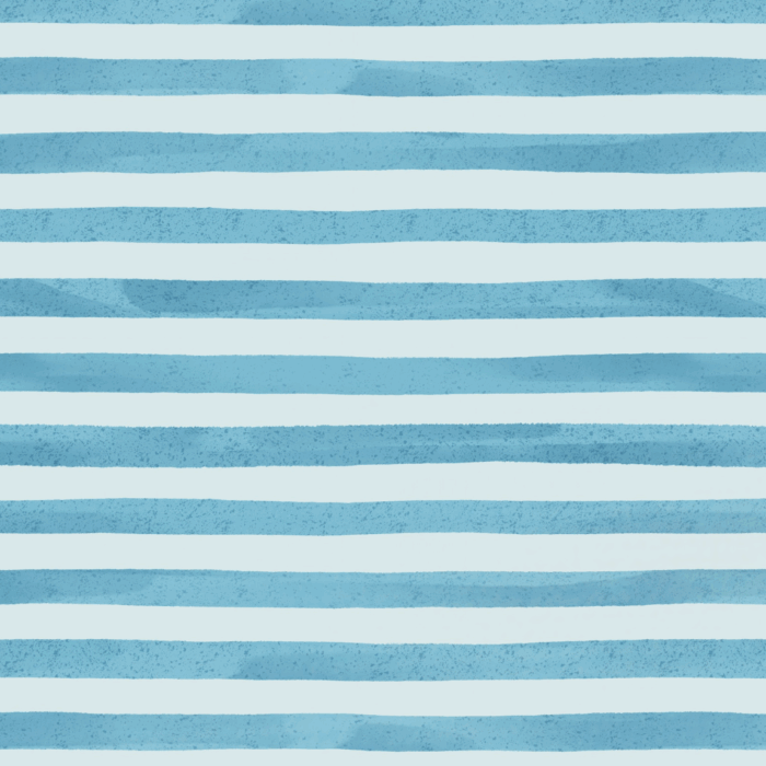 Tissu Imprimé Rayures Aquarelle Ciel Bleu, 10 tissus au choix