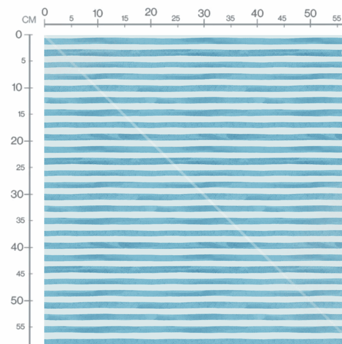 Tissu Imprimé Rayures Aquarelle Ciel Bleu, 10 tissus au choix – Image 2