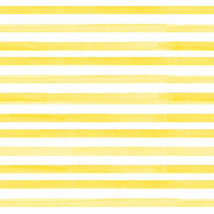 Tissu Imprimé Rayures Aquarelle Jaune Soleil, 10 tissus au choix