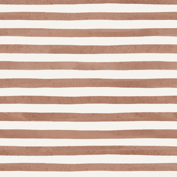 Tissu Imprimé Rayures Aquarelle Marron Crème, 10 tissus au choix
