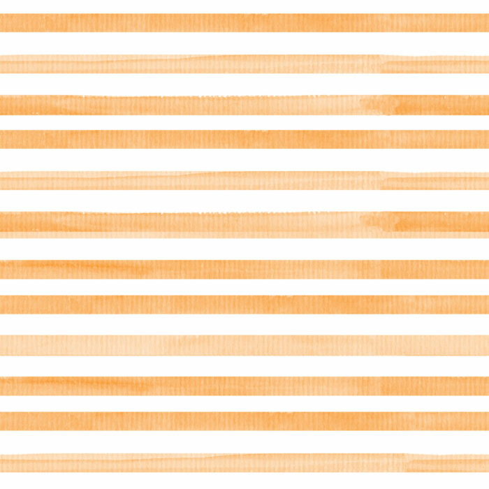 Tissu Imprimé Rayures Aquarelle Orange, 10 tissus au choix