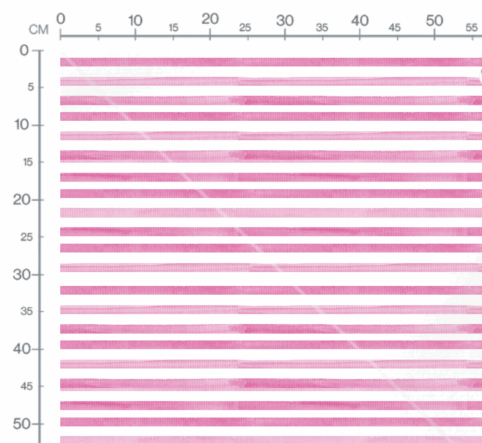 Tissu Imprimé Rayures Aquarelle Rose Fuchsia, 10 tissus au choix – Image 2