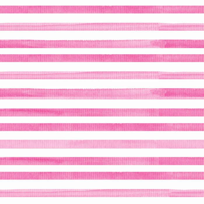 Tissu Imprimé Rayures Aquarelle Rose Fuchsia, 10 tissus au choix