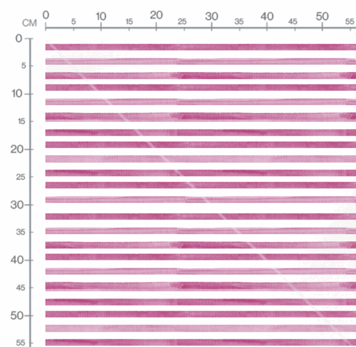 Tissu Imprimé Rayures Aquarelle Rose Magenta, 10 tissus au choix – Image 2