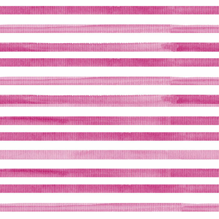 Tissu Imprimé Rayures Aquarelle Rose Magenta, 10 tissus au choix