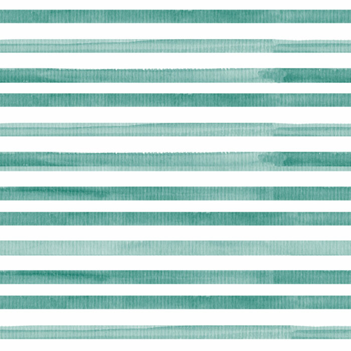 Tissu Imprimé Rayures Aquarelle Vert Sapin, 10 tissus au choix