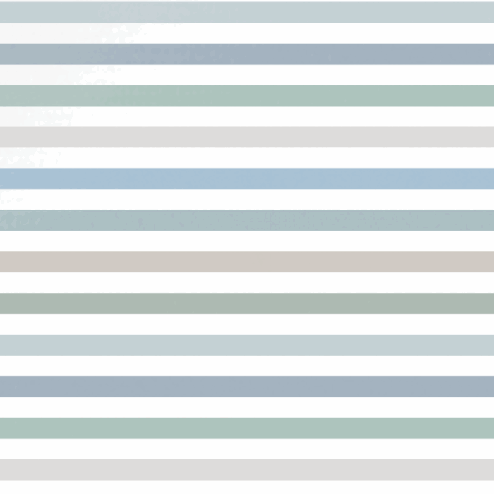 Tissu Imprimé Rayures Bleu et Vert, 10 tissus au choix
