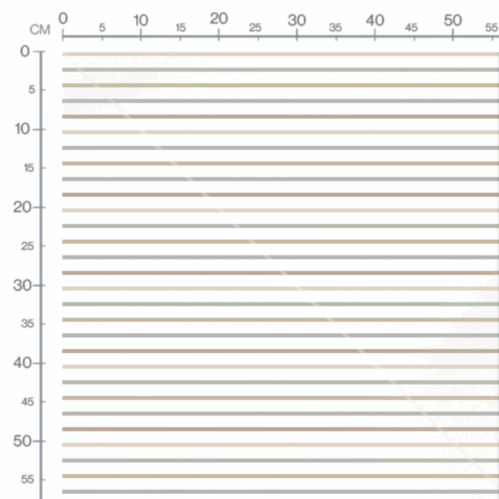 Tissu Imprimé Rayures Fines Beige Khaki, 10 tissus au choix – Image 2
