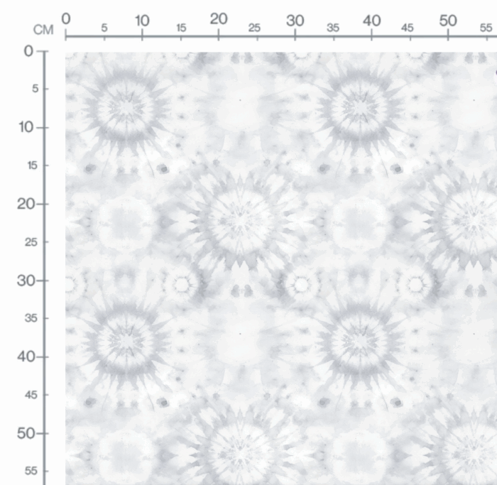 Tissu Tie and Dye Gris, 10 tissus au choix – Image 2