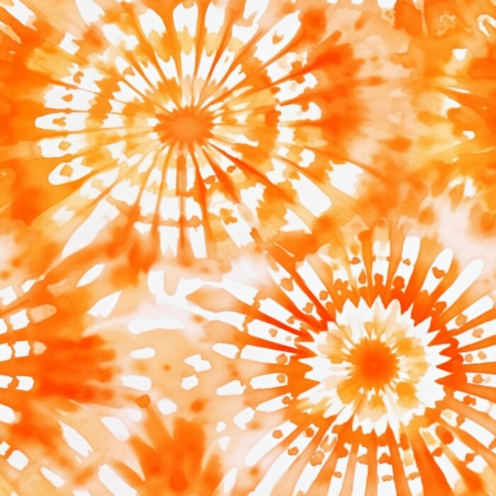 Tissu Tie and Dye Orange, 10 tissus au choix