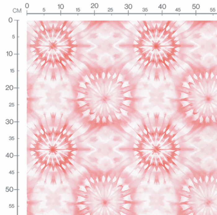Tissu Tie and Dye Rose Framboise, 10 tissus au choix – Image 2