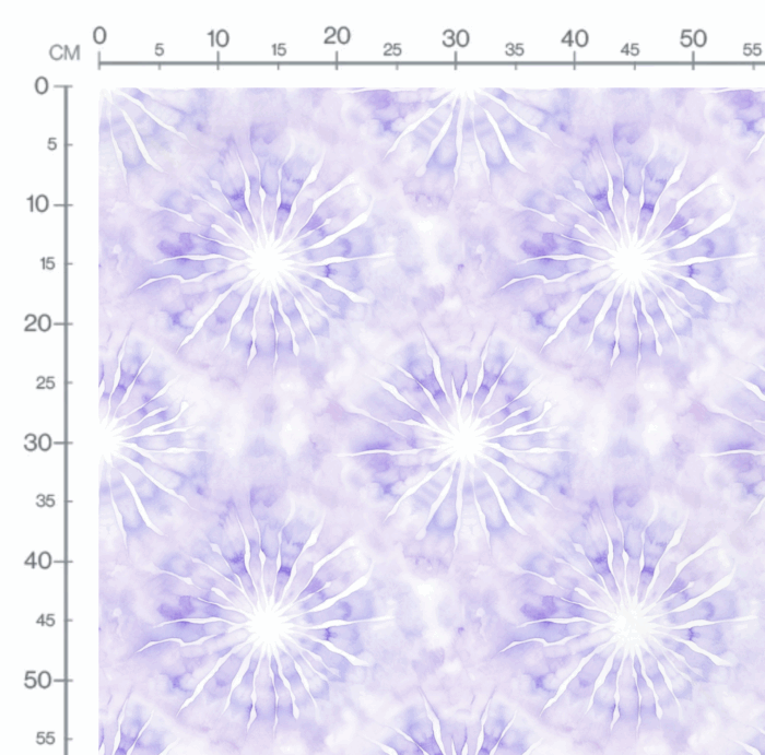 Tissu Tie and Dye Violet Lavande, 10 tissus au choix – Image 2