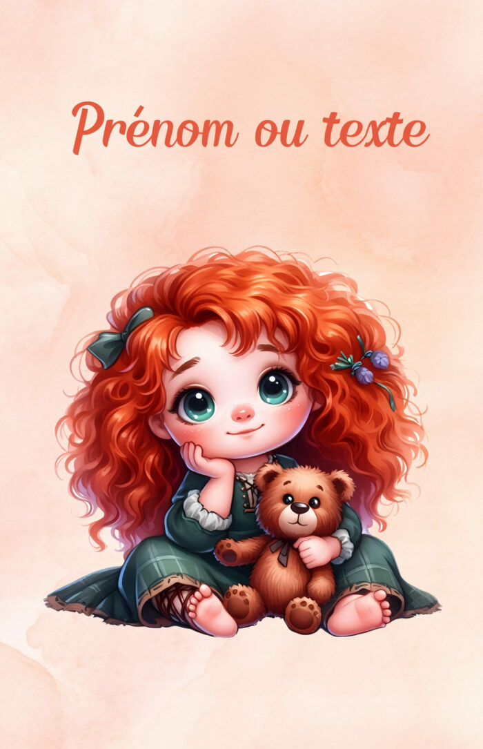 Panneau Couverture Princesse Orange