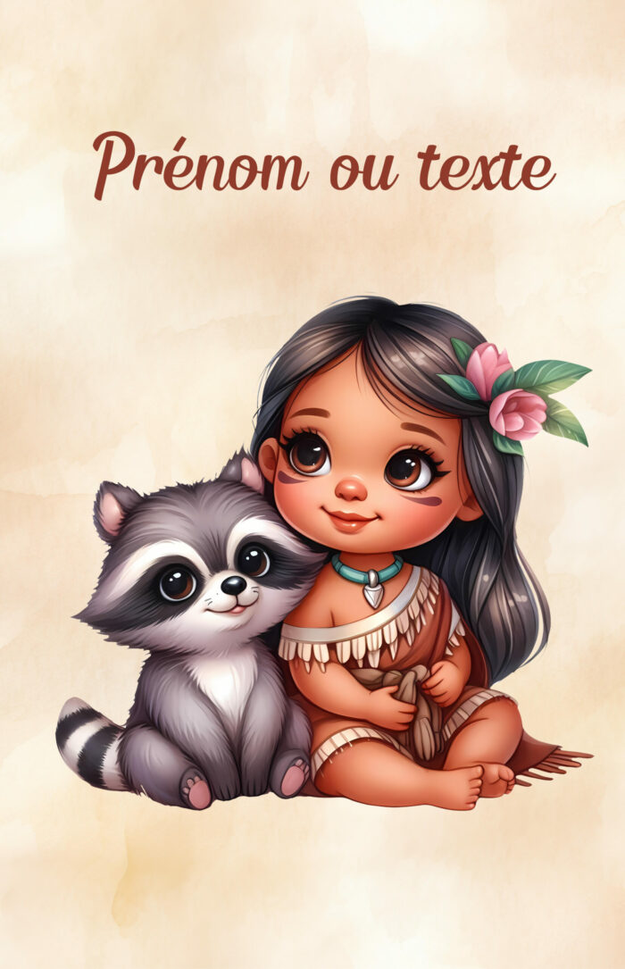 Panneau Couverture Princesse Raton Laveur