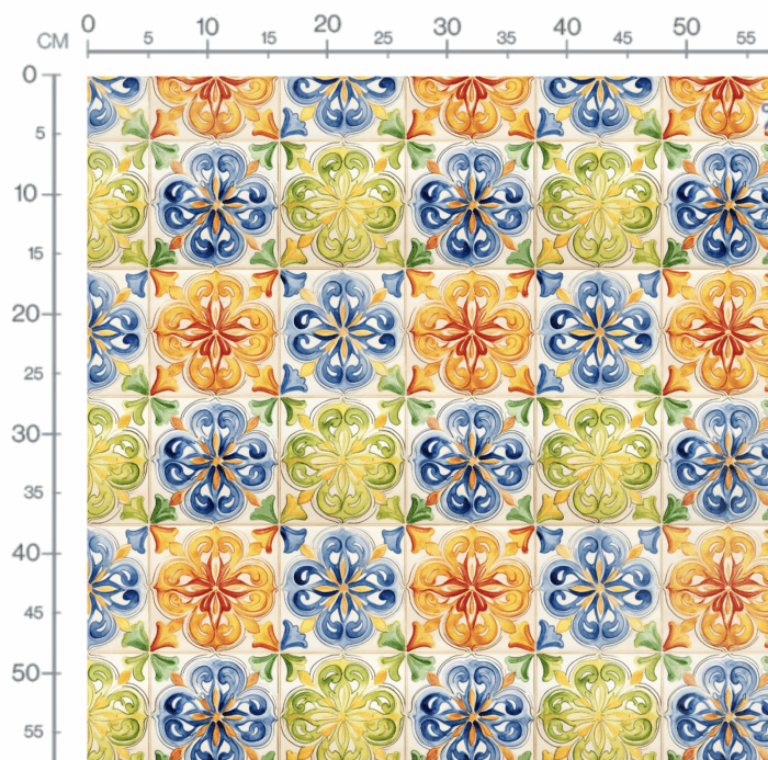 Tissu Imprimé Carreaux Sud Couleurs, 11 tissus au choix – Image 2