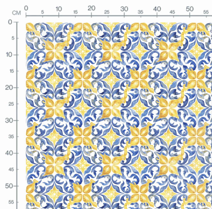 Tissu Imprimé Carreaux Sud Soleil, 11 tissus au choix – Image 2