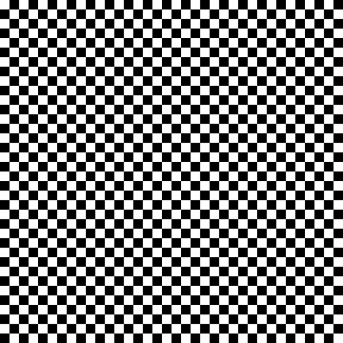 Tissu Imprimé Damier 100 Noir, 10 tissus au choix