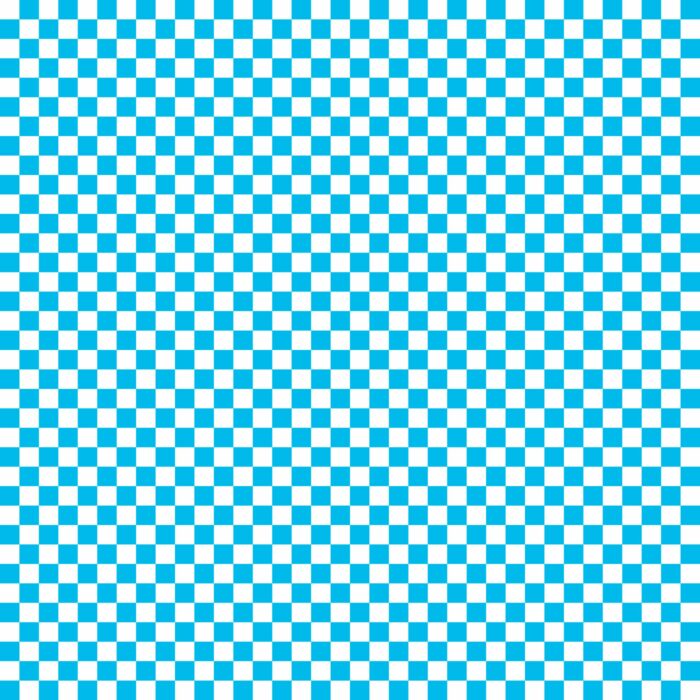 Tissu Imprimé Damier 12 Bleu Ciel, 10 tissus au choix