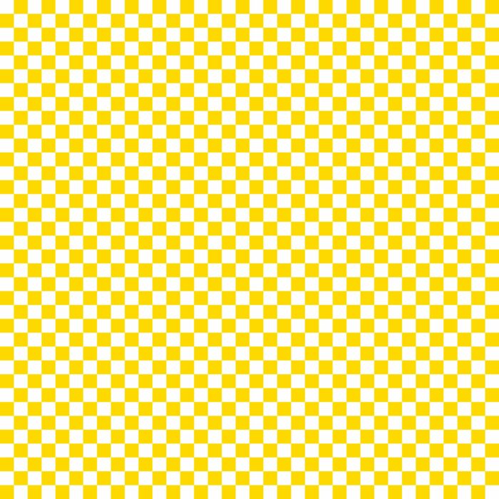 Tissu Imprimé Damier 42 Jaune Soleil, 10 tissus au choix