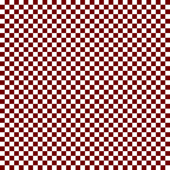 Tissu Imprimé Damier 52 Rouge Bordeaux, 10 tissus au choix