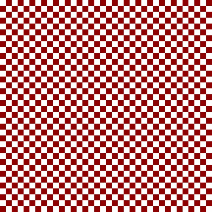 Tissu Imprimé Damier 53 Rouge Vin, 10 tissus au choix