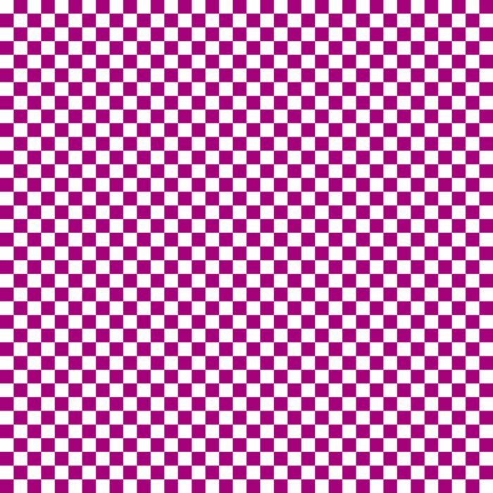 Tissu Imprimé Damier 63 Magenta, 10 tissus au choix