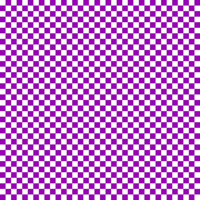 Tissu Imprimé Damier 64 Violet, 10 tissus au choix