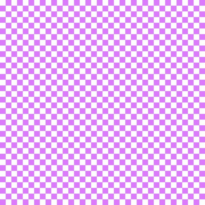Tissu Imprimé Damier 72 Violet Orchidée, 10 tissus au choix