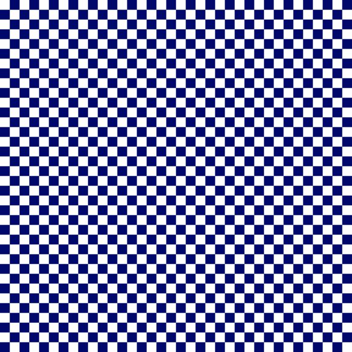 Tissu Imprimé Damier 09 Bleu Marine, 10 tissus au choix