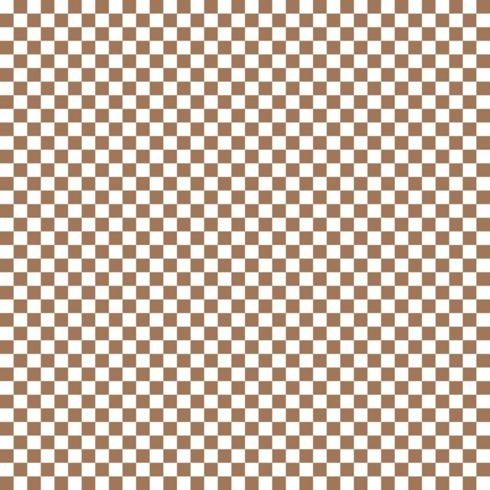 Tissu Imprimé Damier 94 Marron Beige, 10 tissus au choix