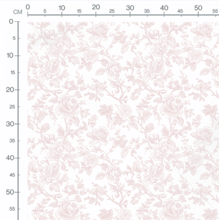 Tissu Imprimé Fleurs Roses Leslie, 10 tissus au choix – Image 2